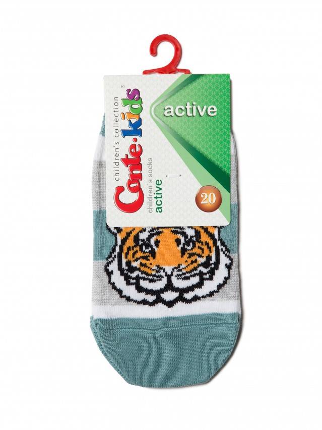 Носки детские ACTIVE (ультракороткие) 17С-87СП, p. 20, серо-бирюзовый, рис. 332 - 2