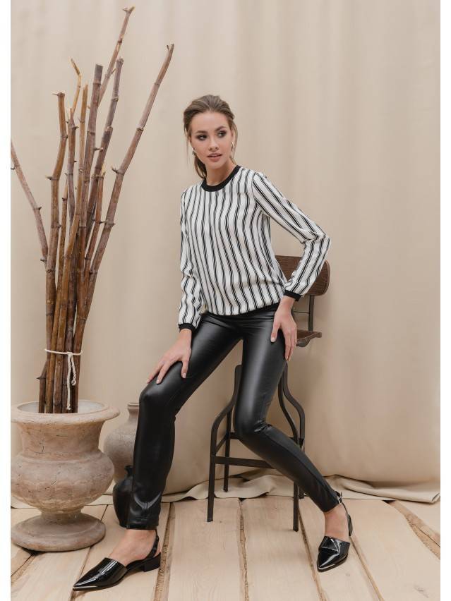 Блузка LBL 899, р.170-84-90, black-white stripes - 1