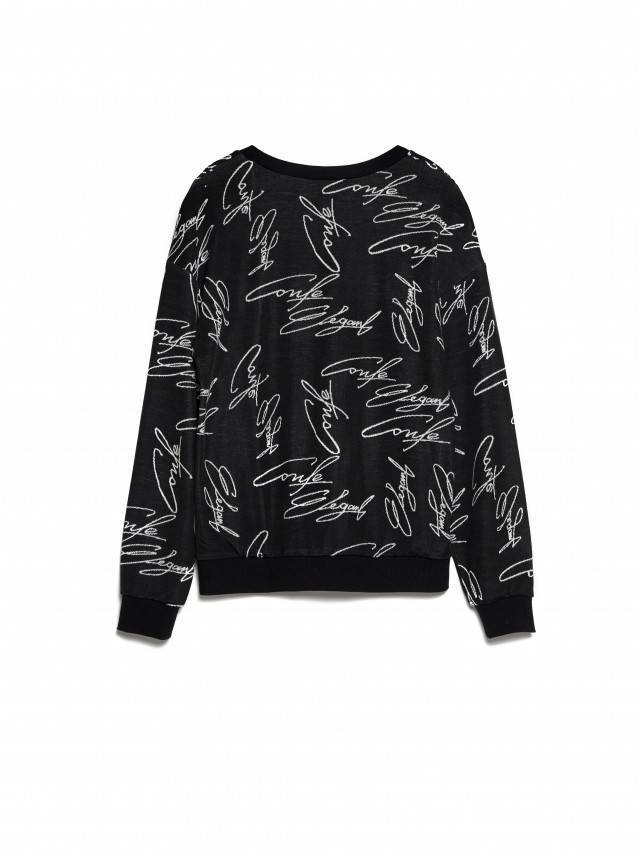 Свитшот LD 1042, р.170-96, black-moon grey - 5