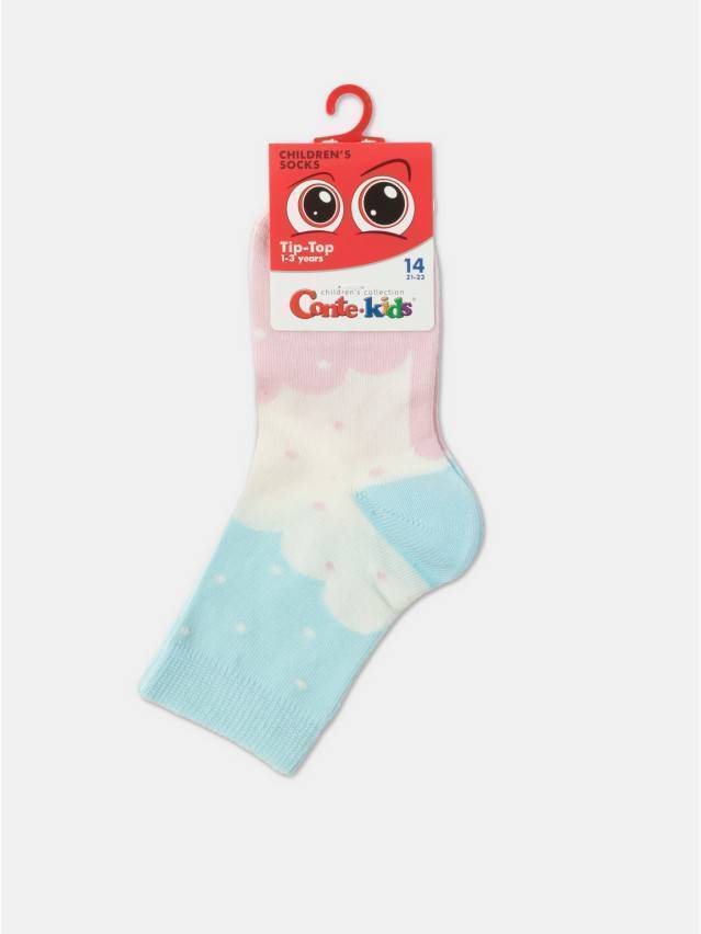 Носки детские CK TIP-TOP 5С-11СП, р.12, 586 бирюза-розовый - 2