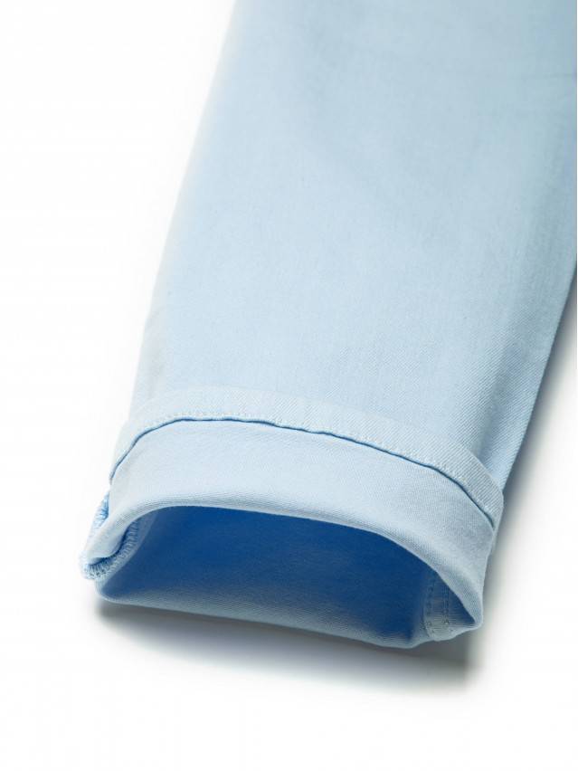 Джинсы со средней посадкой CON-38B, р.170-90, crystal blue - 9
