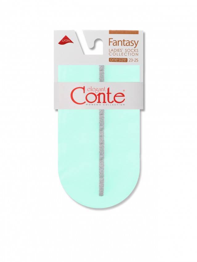 Носки полиамидные женские FANTASY (люрекс) 16С-125СП, р. 36-39, turquoise - 4
