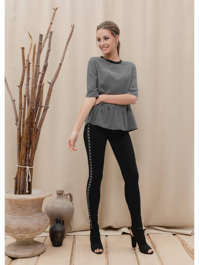 Блузка женская LBL 883, р.170-84-90, black mini star - 1