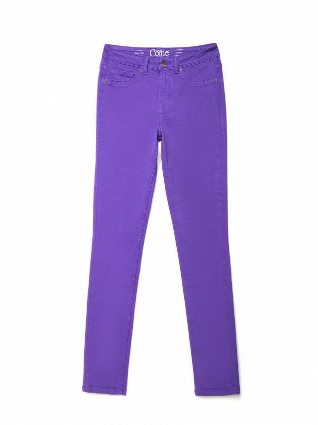 Джинсы со средней посадкой CON-38V, р.170-90, royal violet - 4