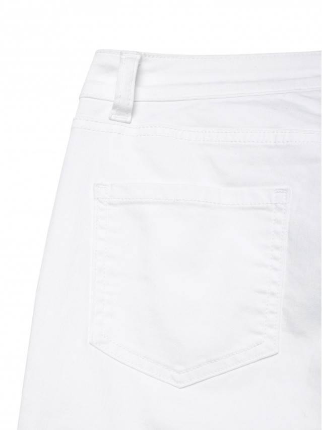 Джинсы Straight Fit со средней посадкой CON-118, р.170-90, white. Рекомендуем к покупке меньший размер (обхват бедер). - 7