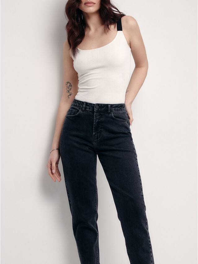 Брюки джинсовые женские CE CON-449, р.170-102, washed black - 1