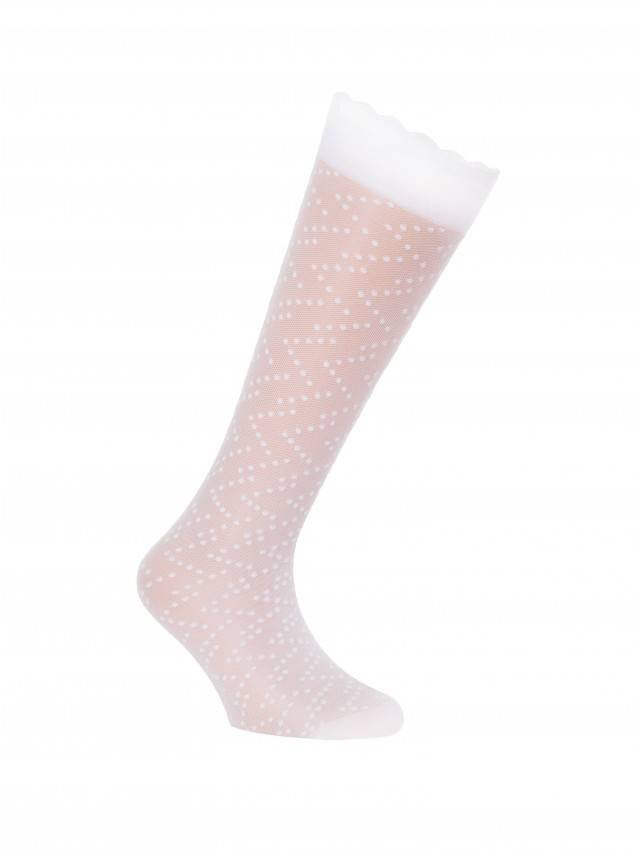 Гольфы полиамидные детские POLLY 14С-21СП, p. 18, bianco - 1