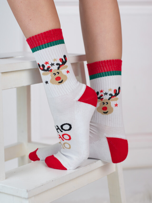 Носки MS M0304S Fancy, р.42-45, 45 белый - 1