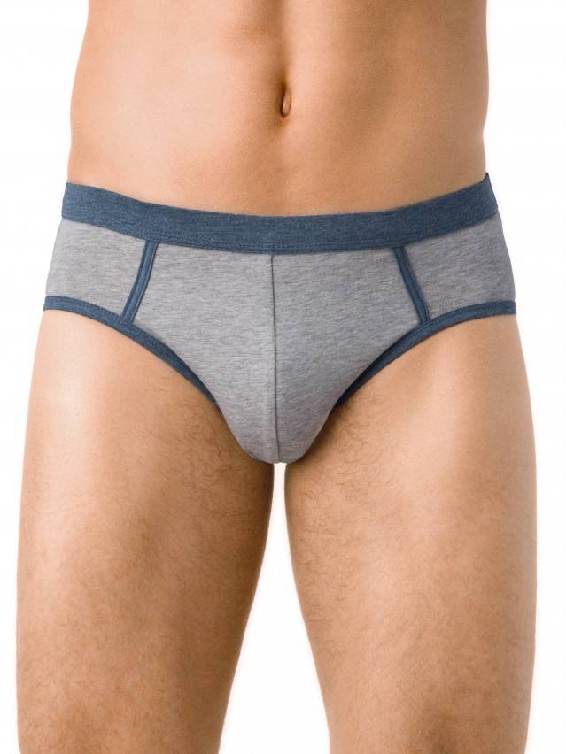 Трусы мужские PREMIUM SLIP 766 (в коробке),р.78,82, grey-marino - 1