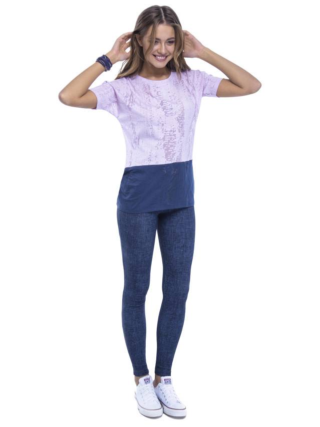 Джемпер LD 516 15С-038ТСП, p. 158,164-100, синий-розовый - 2