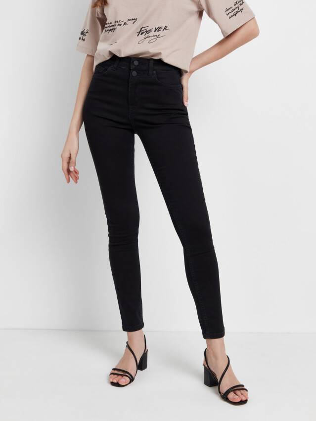 Брюки джинсовые женские CE CON-395, р.170-102, washed black - 1
