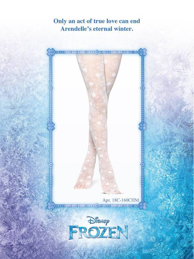 Колготки детские нарядные ©Disney 18С-160СПМ, р.104-110, bianco - 3