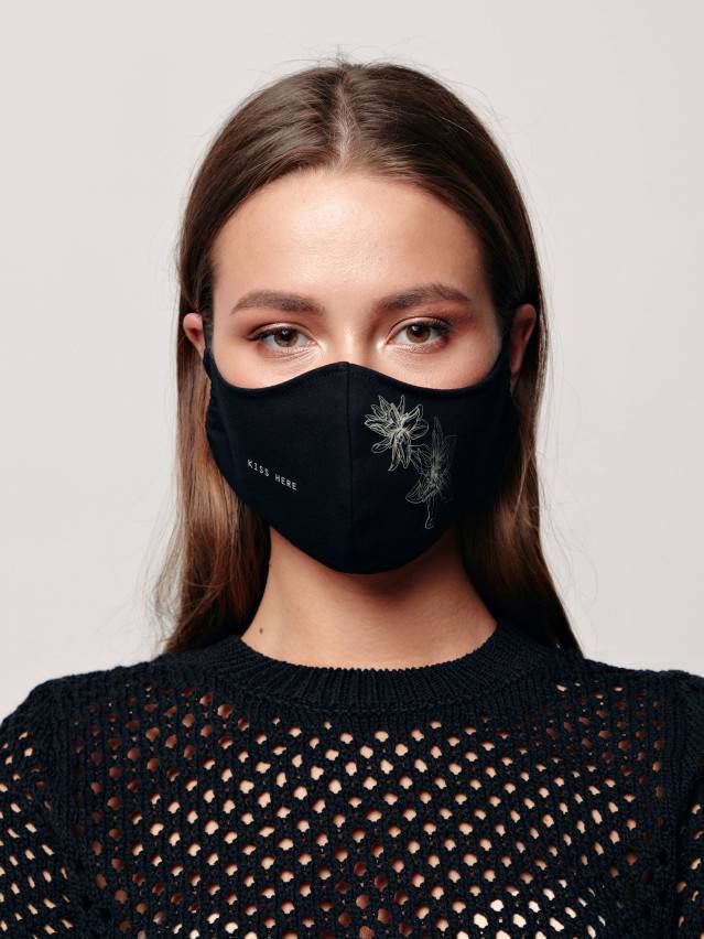 Повязка на лицо CE F 13, р.15 х 23, black - 1