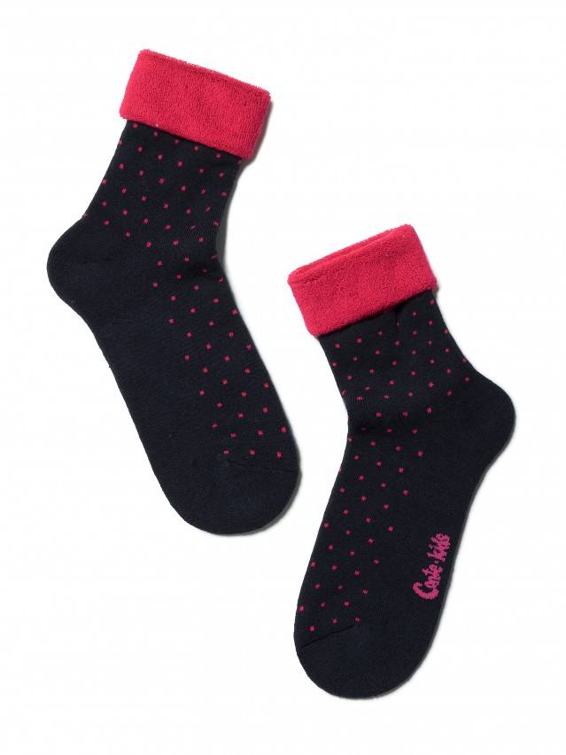 Носки хлопковые детские SOF-TIKI (махровые с отворотом) 6С-19СП, p. 20, темно-синий-малиновый, рис. 227 - 1