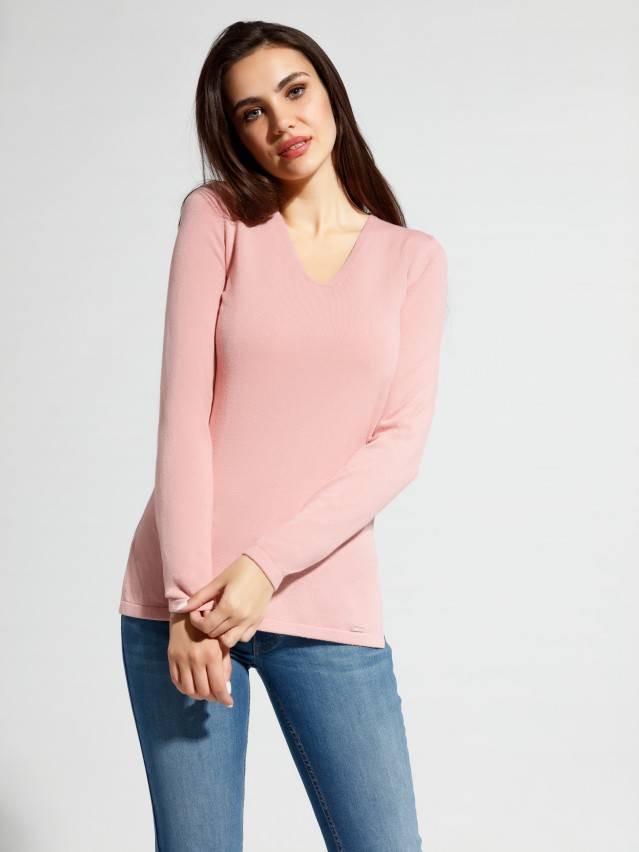 Пуловер LDK 056 , р.170-84, coral almond - 1