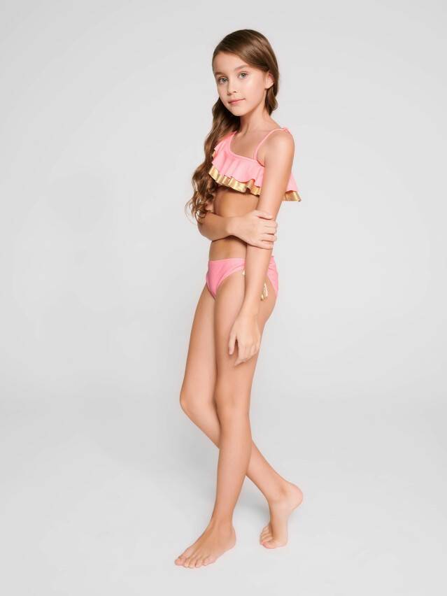 Костюм купальный для девочек CE GOLD WAVES, р.110,116-56, rose pink - 3