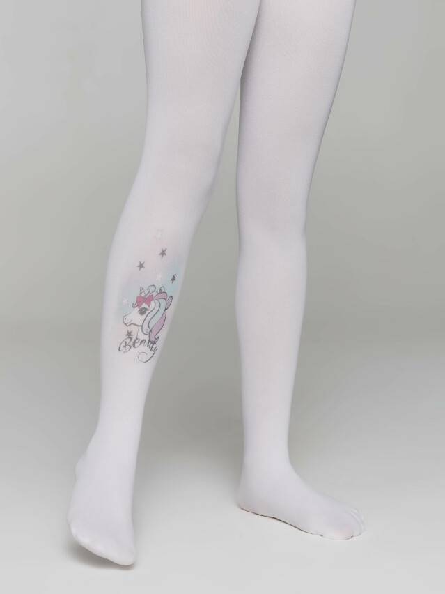 Колготки детские нарядные CE BEAUTY, р.104-110, bianco - 3