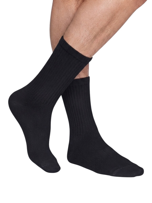 Носки MS M0301S Fancy, р.42-45, 00 черный - 1