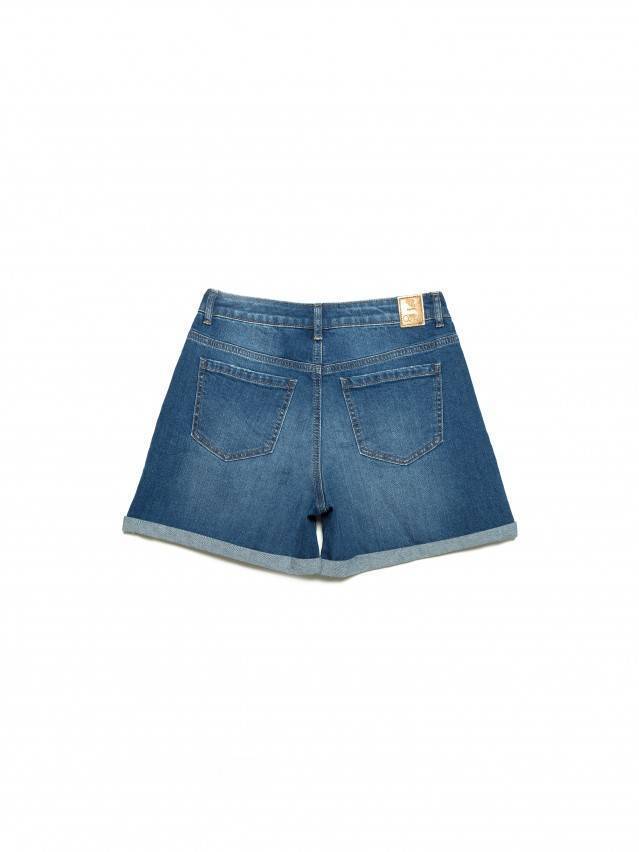 Шорты джинсовые CON-199, р.170-90, washed mid blue - 4
