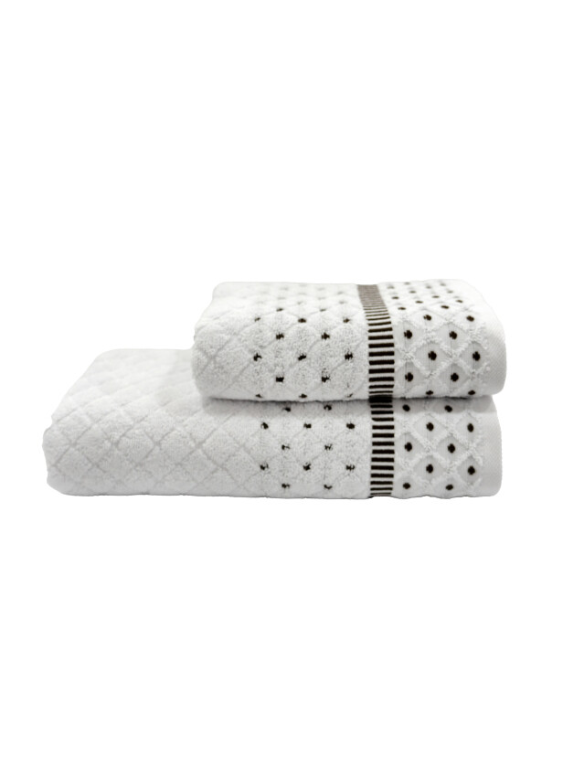 Полотенце махровое TWL Prime 500 г/м2, 70*140 см, белый - 5