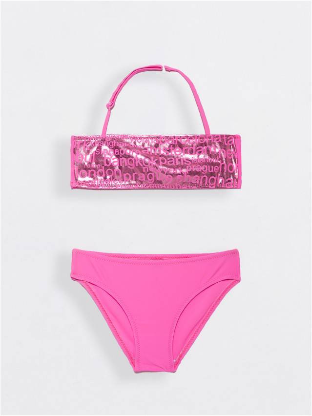 Купальник для девочек GLAMOUR PARTY, р.122,128-60, rose - 1