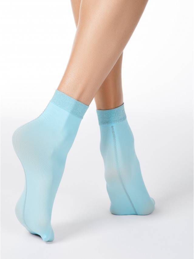 Носки полиамидные женские FANTASY (люрекс) 16С-125СП, р. 36-39, light blue - 2