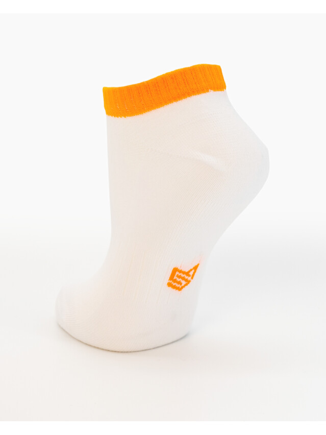 Носки MS M0305S Fancy (ультракороткие) р.42-45, 49 белый-оранж. - 5