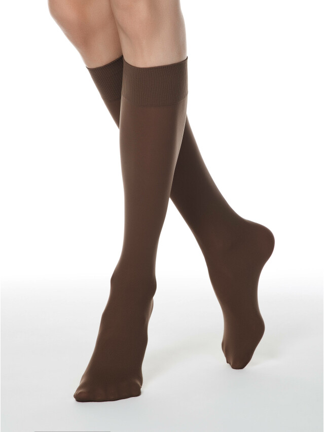 Гольфы полиамидные женские MICROFIBRA 50 (1 пара) 8С-9СП, р. 36-39, mocca - 1