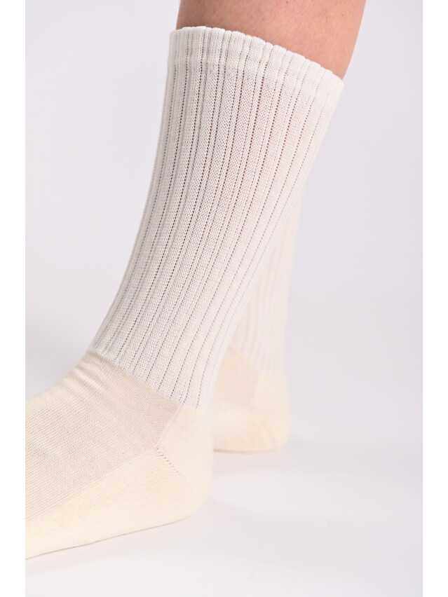Носки жен. MS M0115S (высокие, махр. стопа) р.36-38, 00 экрю - 3