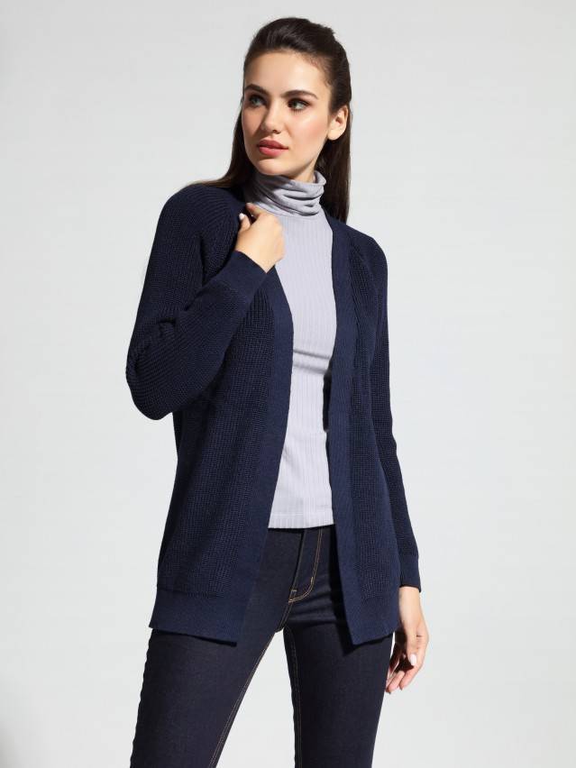 Кардиган LDK 076 , р.170-84, dark navy - 2