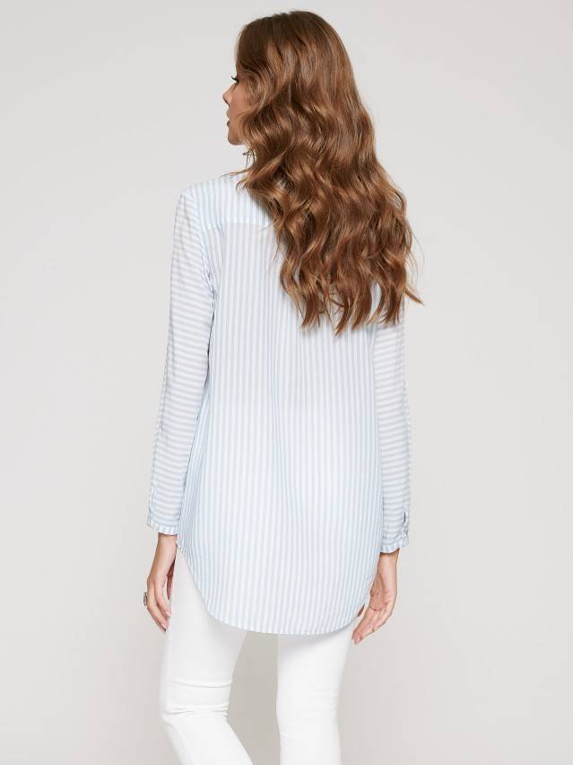 Рубашка LBL 1096, р.170-84-90, white-light blue - 4