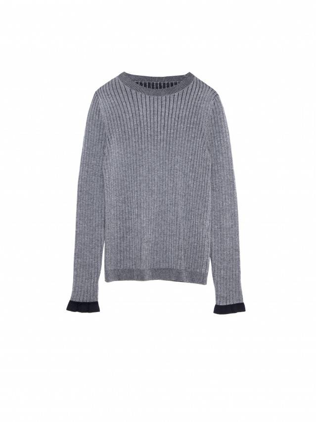 Джемпер LDK 063 18С-215СП, р.170-92, dark grey-black - 3