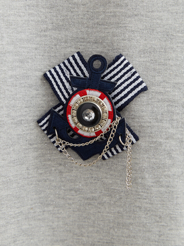 Джемпер женский E LD 479, р.158,164-88, серый - 4
