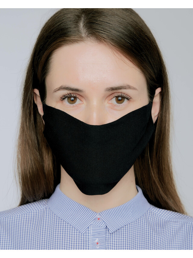 Повязка на лицо 20С-50СП, р.12 х 18, 000 черный - 1