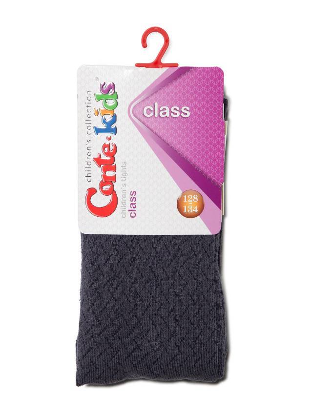 Колготки хлопковые детские CLASS (тонкие) 7С-31СП, p. 128-134, серо-фиолетовый, рис. 300 - 2