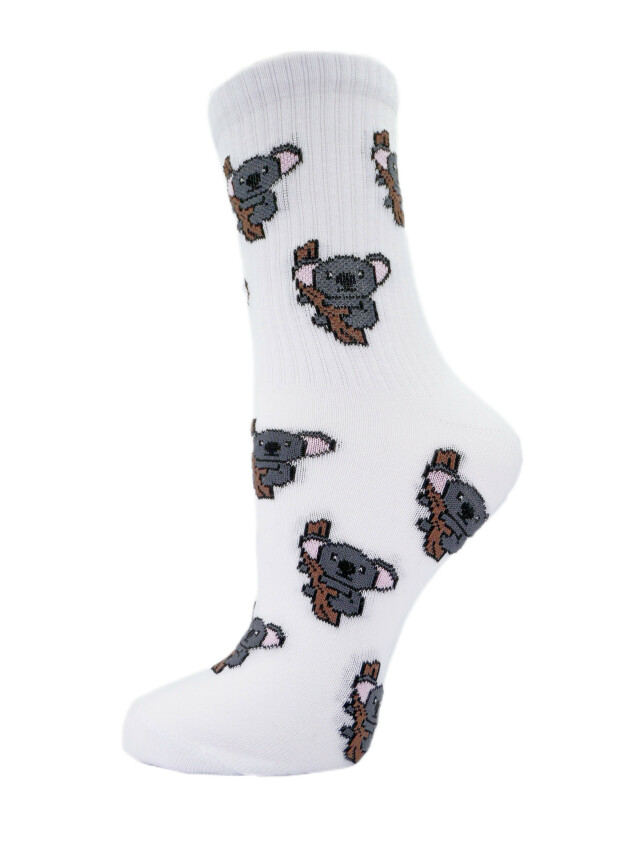 Носки MS M0301S Fancy, р.42-45, 25 белый 