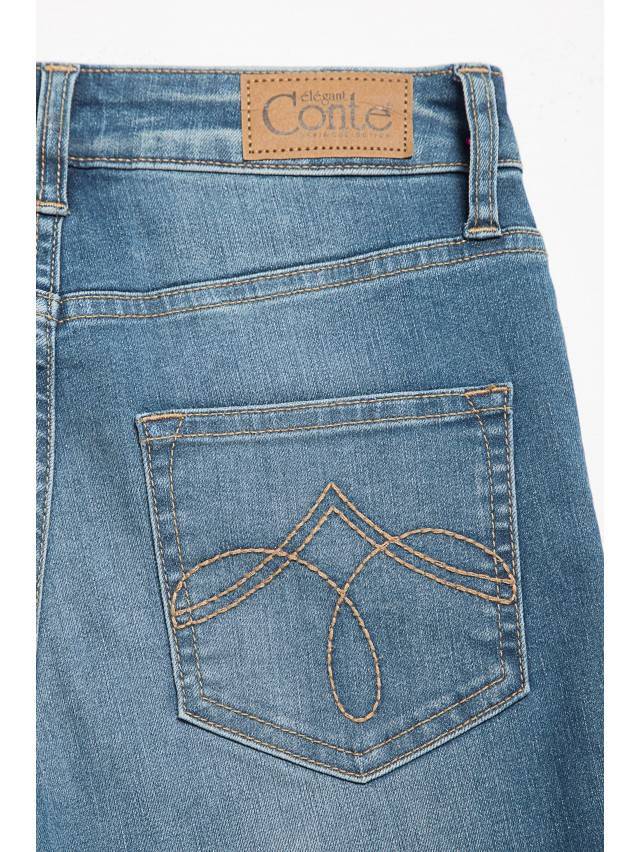 Джинсы Straight Fit с высокой посадкой CON-105, р.164-98, синий - 7