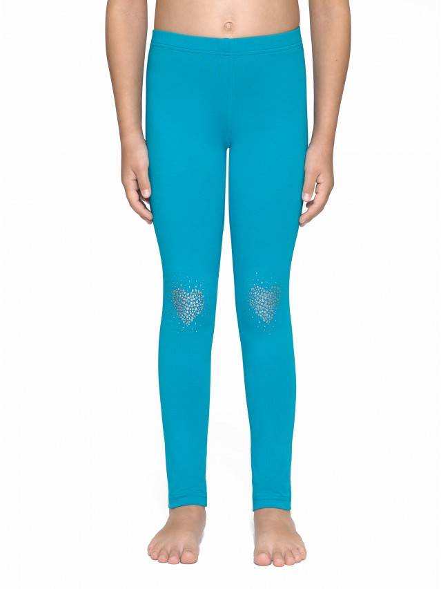 Леггинсы для девочек JOY, р.104,110-56, sea-green - 1