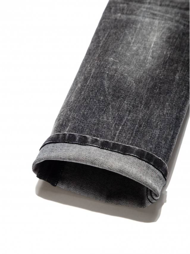Джинсы skinny со средней посадкой CON-173, р.170-94, washed black - 9