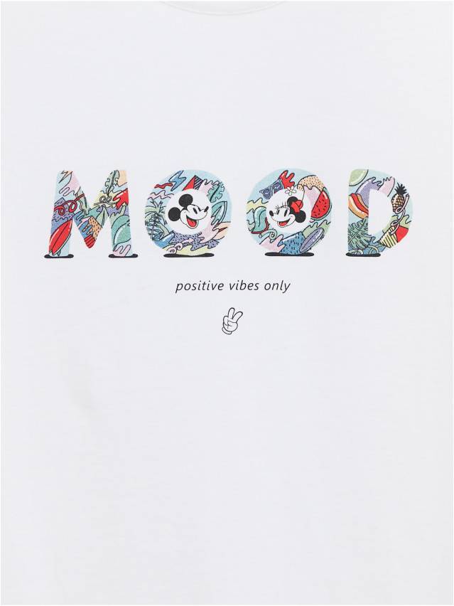 Футболка для девочки CE DISNEY DD 1251.1, р.134,140-72, white - 2
