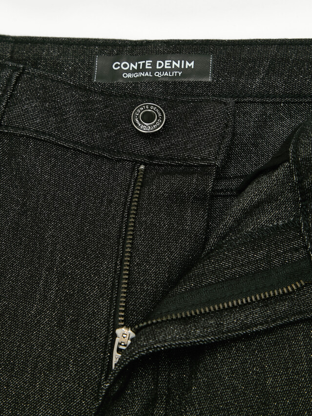 Брюки джинсовые жен. CON-947, р.170-102, black - 4