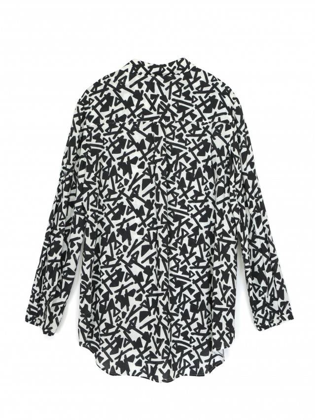 Рубашка LBL 1091, р.170-84-90, white-black - 4