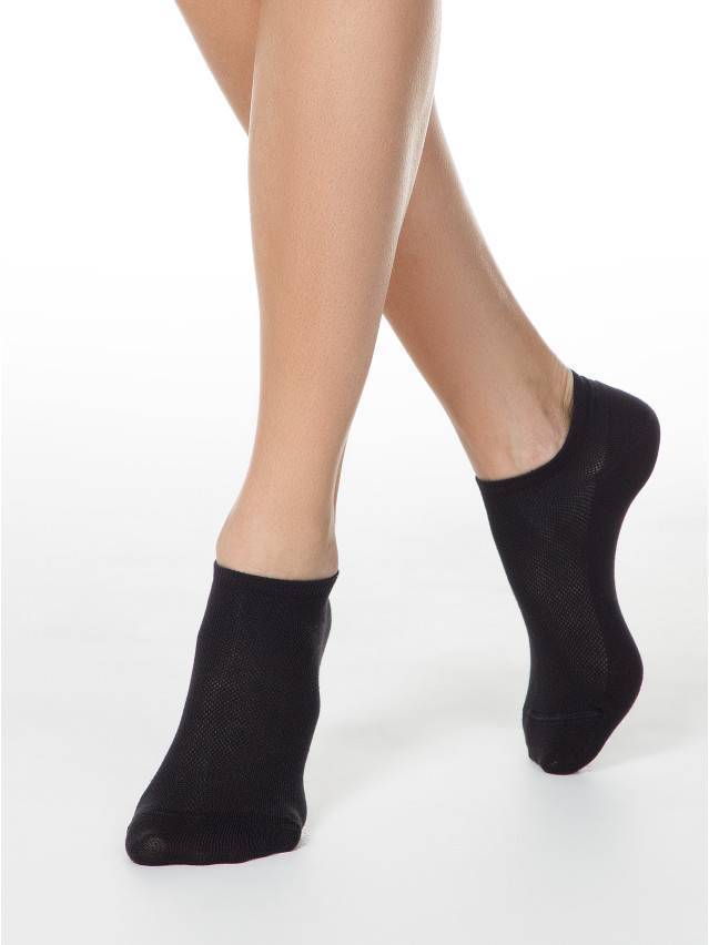 Носки женские хлопковые ACTIVE (короткие) 19С-183СП, р.36-37, 484 черный - 1