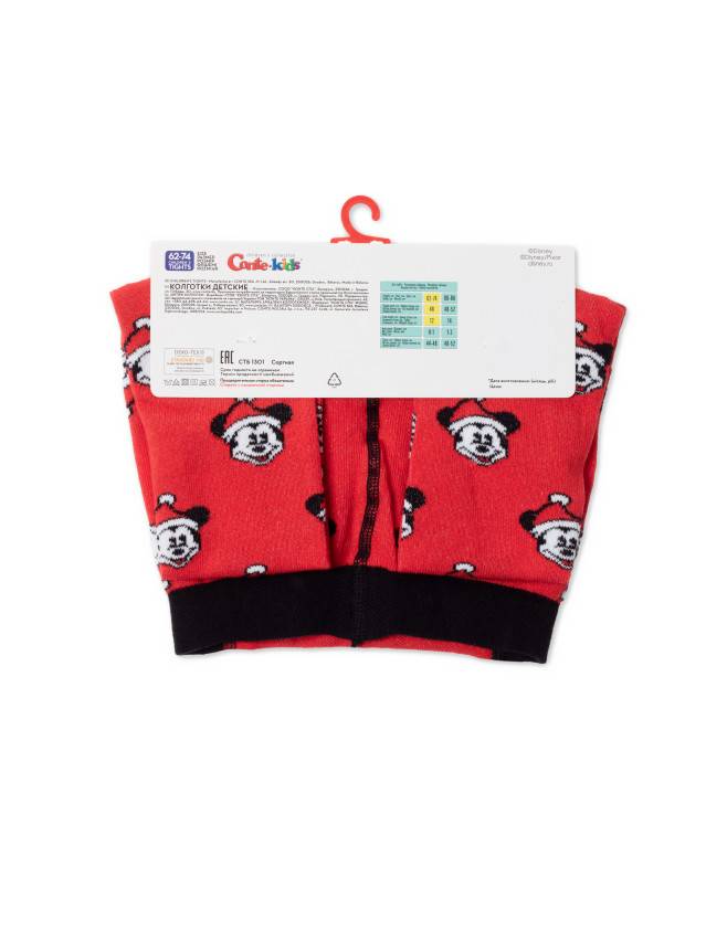 Колготки детские CK NEW YEAR DISNEY 21С-31СПМ, р.104-110 (16),585 красный - 4