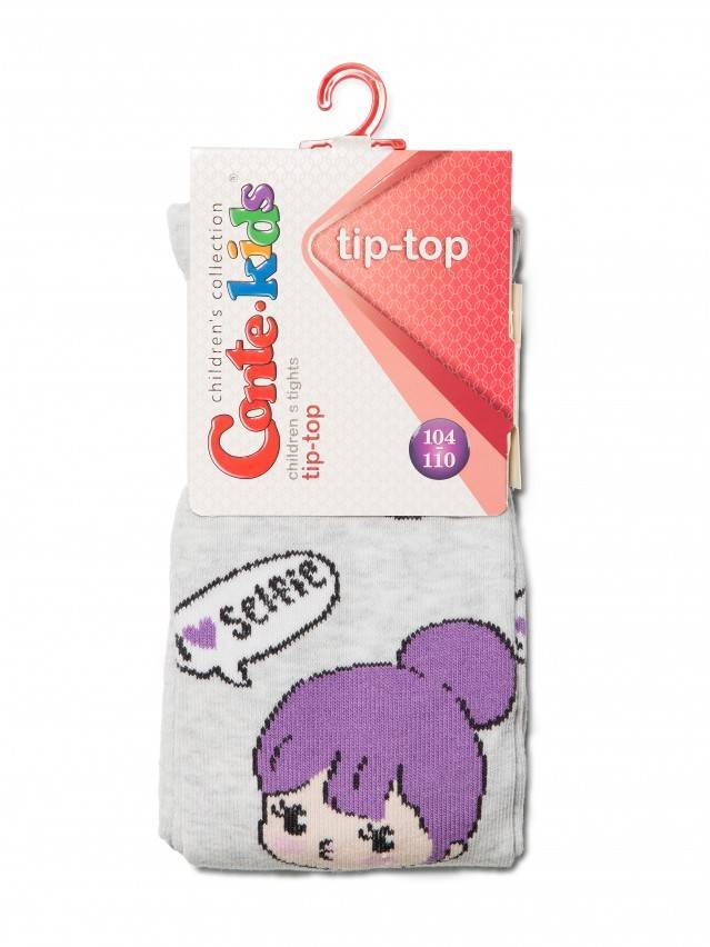 Колготки детские TIP-TOP, р.104-110 (16),514 светло-серый - 2