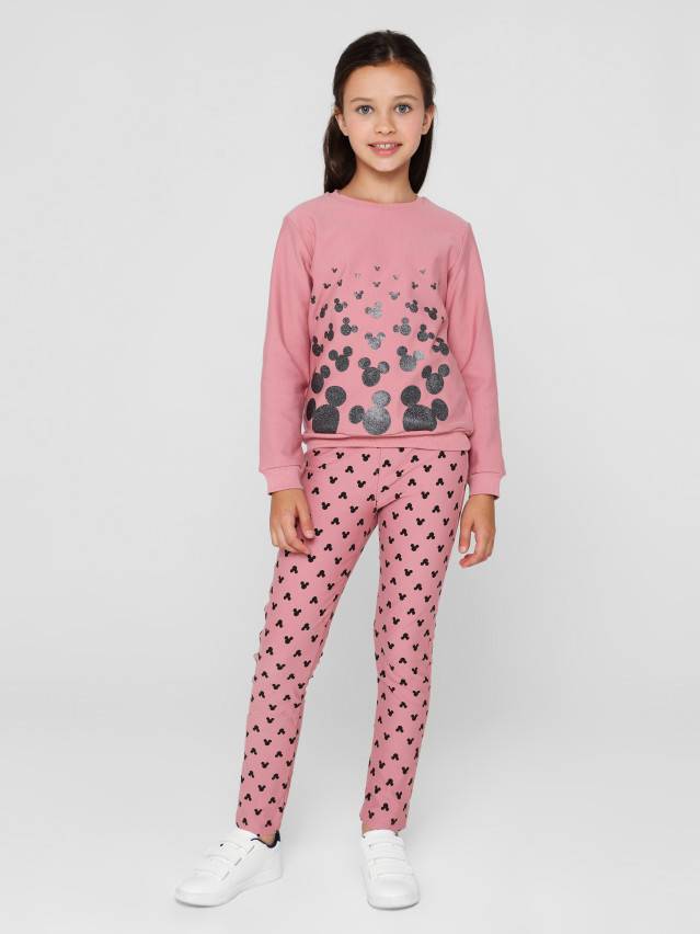 Леггинсы для девочек CE DISNEY MICKEY STYLE, р.104,110-56, dusty rose - 5