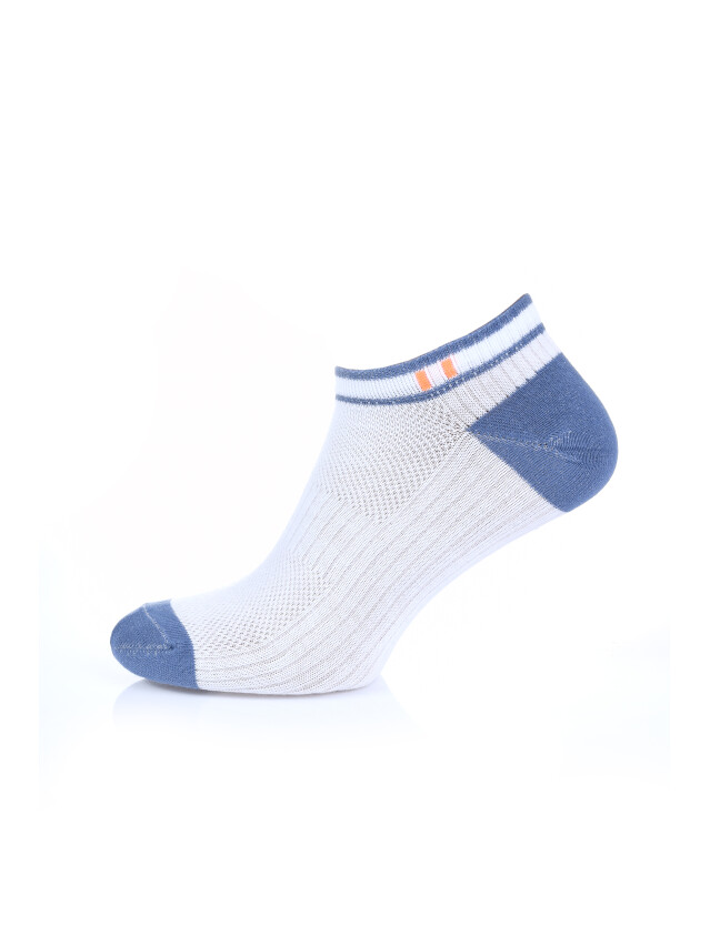 Носки мужские Л&П 222 (короткие),р.40-41, 03 белый-джинс - 1