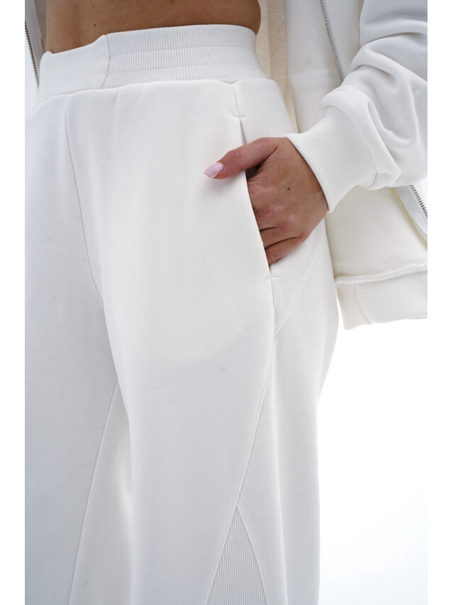 Брюки женские EL 3227, р.XL, milk white - 3