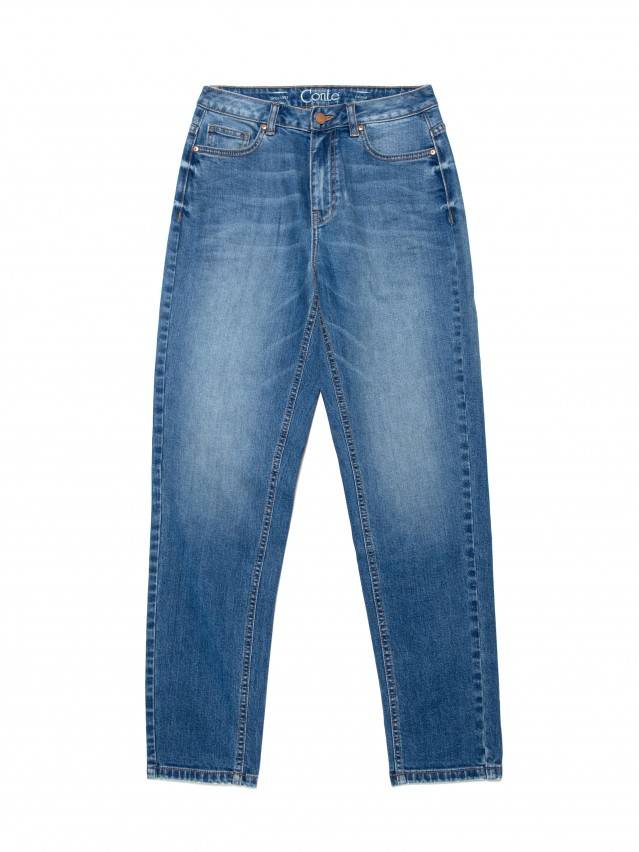 Джинсы Mom Fit с высокой посадкой CON-187, р.170-90, mid blue - 4