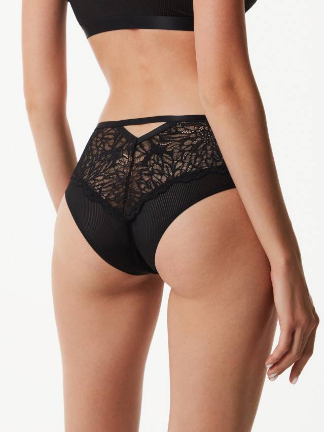 Трусы женские CE DIVONTEESE LBR 1472, р.90, black - 2